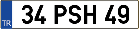 Truck License Plate